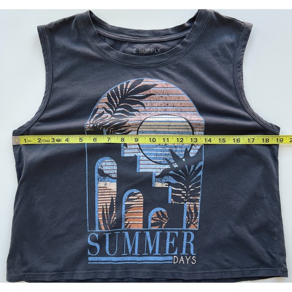 Z Supply Sunset La Mer Tank Womens Small Gray - Picture 9 of 10